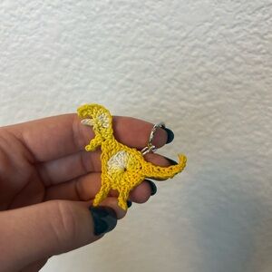 T-Rex bag charm